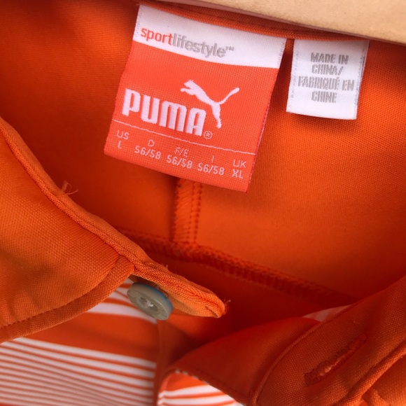 Puma Striped Golf Shirt - Picture 5 of 5
